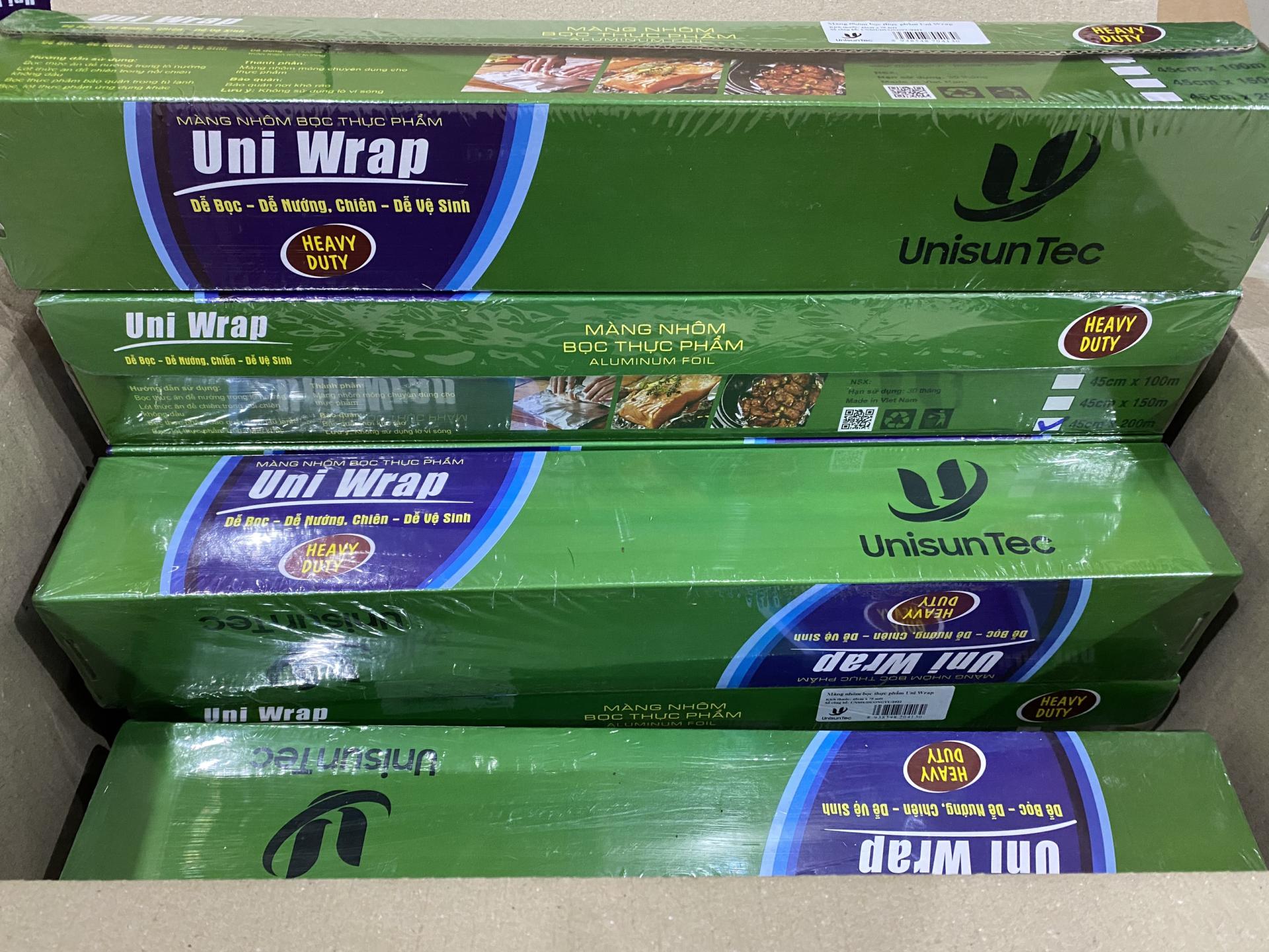 cuộn giấy bạc nướng